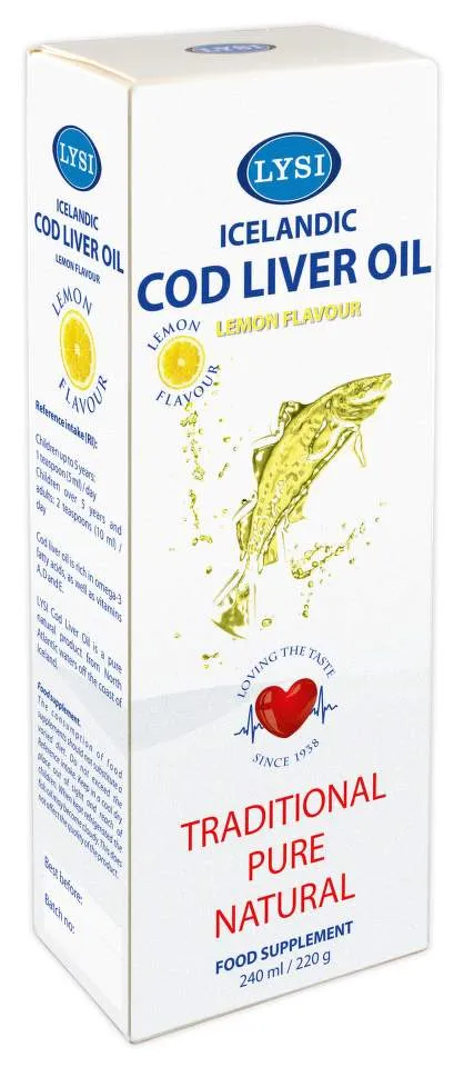 LYSI ULEI DIN FICAT COD AROMA LAMAIE 240ML