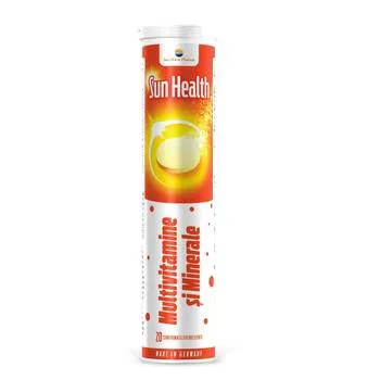 Multivitamine si minerale Sun Health, 20 comprimate, Sun Wave Pharma