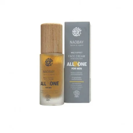 Naobay Crema fata barbati BIO, All In One, 50ml