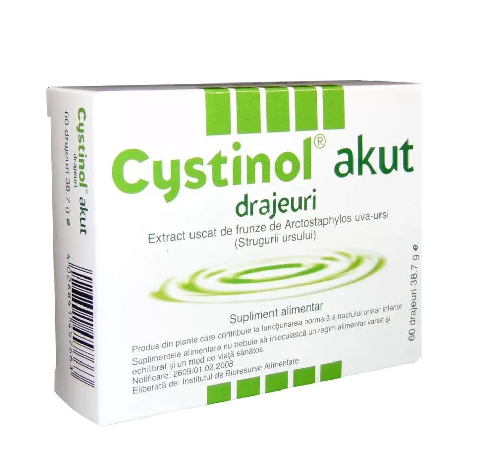 CYSTINOL AKUT 60 DRAJEURI