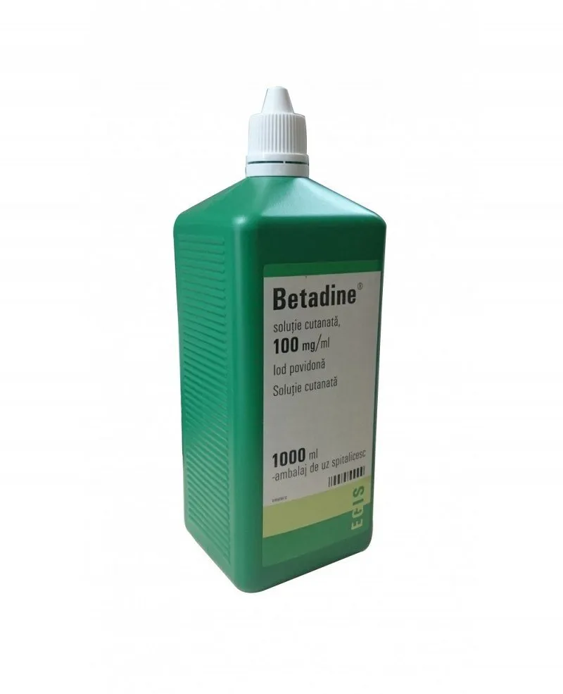 Betadine solutie cutanata 100mg/ml x 1000ml