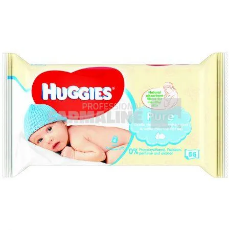 Huggies Pure Servetele umede 56 bucati