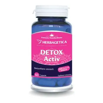 Detox Activ, 60 capsule, Herbagetica