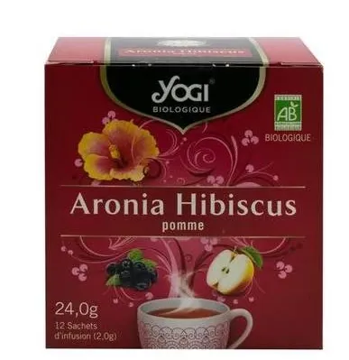 Ceai Eco Aronia, Hibiscus&Mar x 12pl (YogiTea)