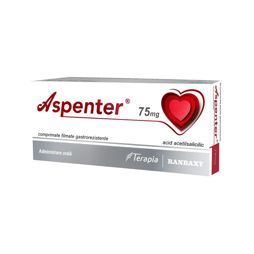 ASPENTER 75MG X 28 COMPRIMATE