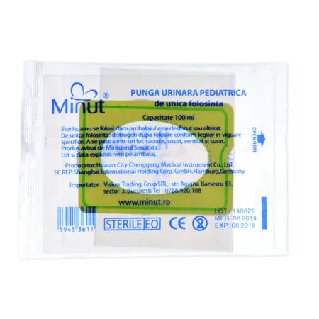 PUNGI URINARE PEDIATRICE MINUT 100 ML