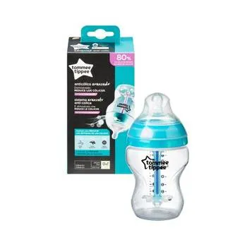 Biberon Advanced anti-colici cu sistem de ventilatie Albastru, 260ml, Tommee Tippee