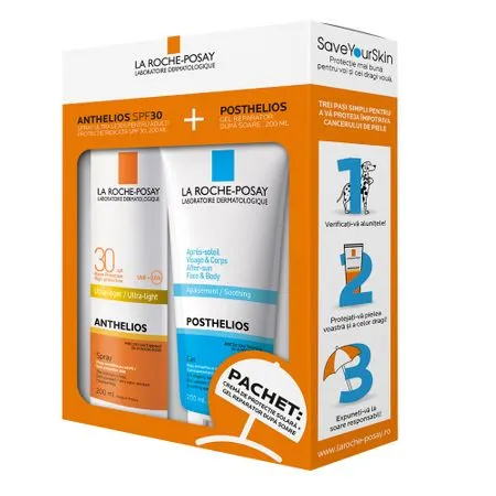 La Roche Posay Anthelios Trusa Spray SPF30+Posthelios 200ml