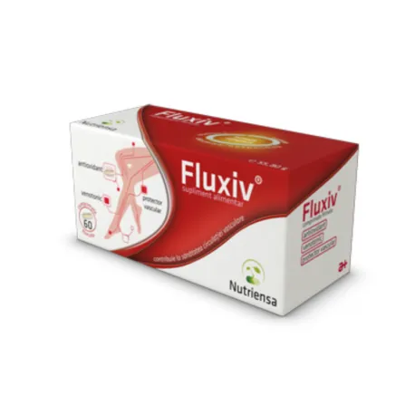 Fluxiv supliment pentru sanatatea venelor, 60 comprimate filmate