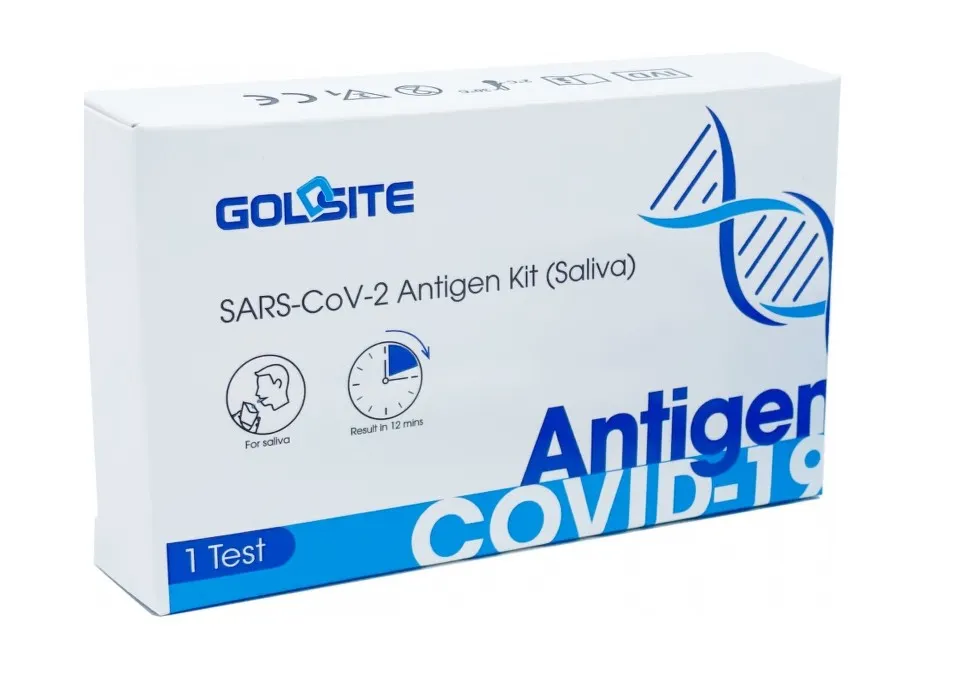 GOLDSITE TEST RAPID AG SALIVA COVID-19 X 1BUC