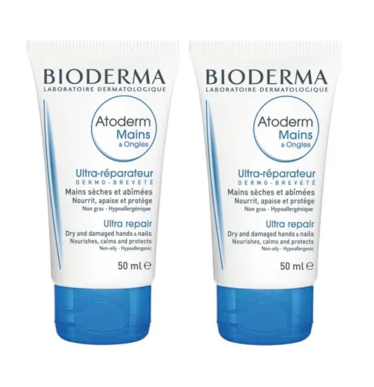 BIODERMA Atoderm crema maini x 50ml 1+1