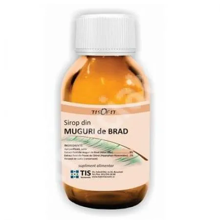 Sirop din muguri de brad, 150 ml, Tis