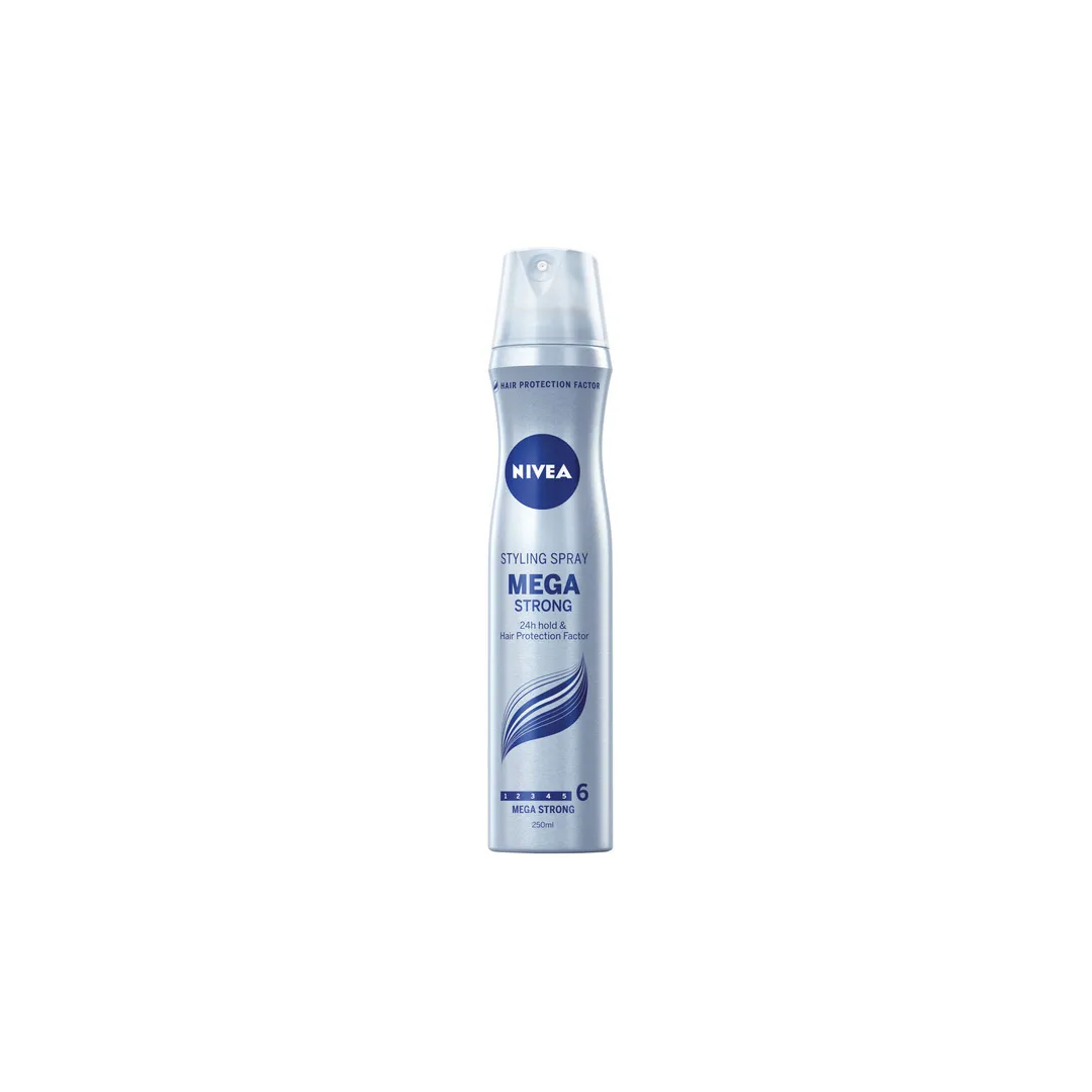 Fixativ Nivea Mega Strong pentru fixare ultra puternica, 250 ml