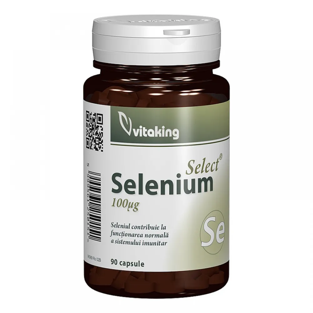 Seleniu 100 mcg (90 capsule), Vitaking