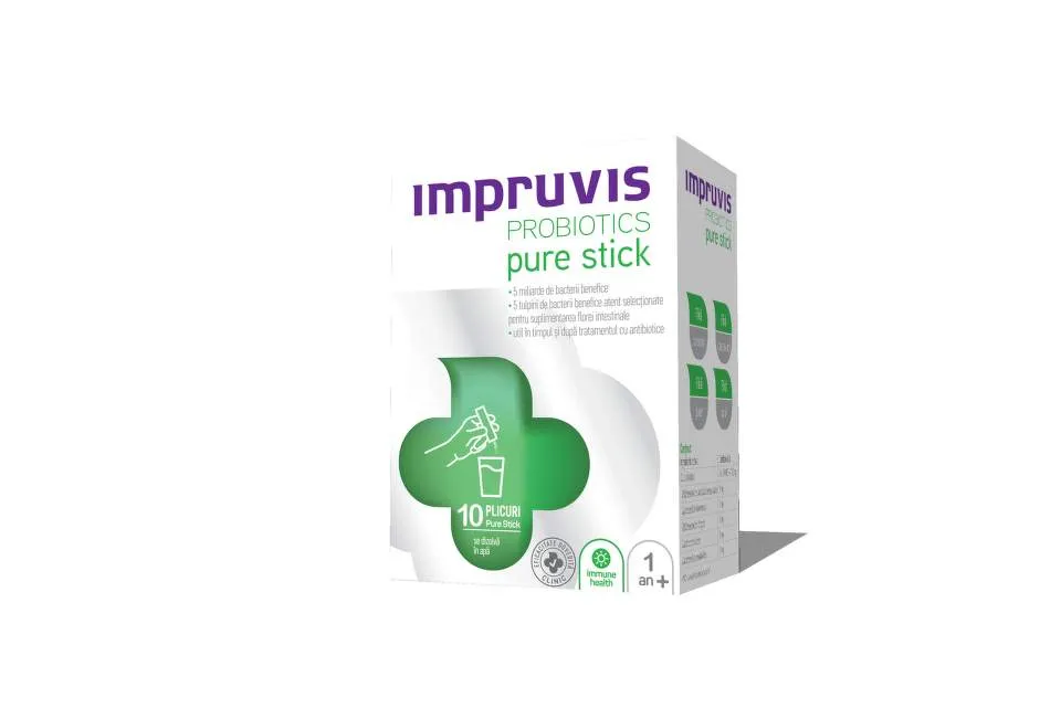 IMPRUVIS PROBIOTIC PURE STICK 10 PLICURI