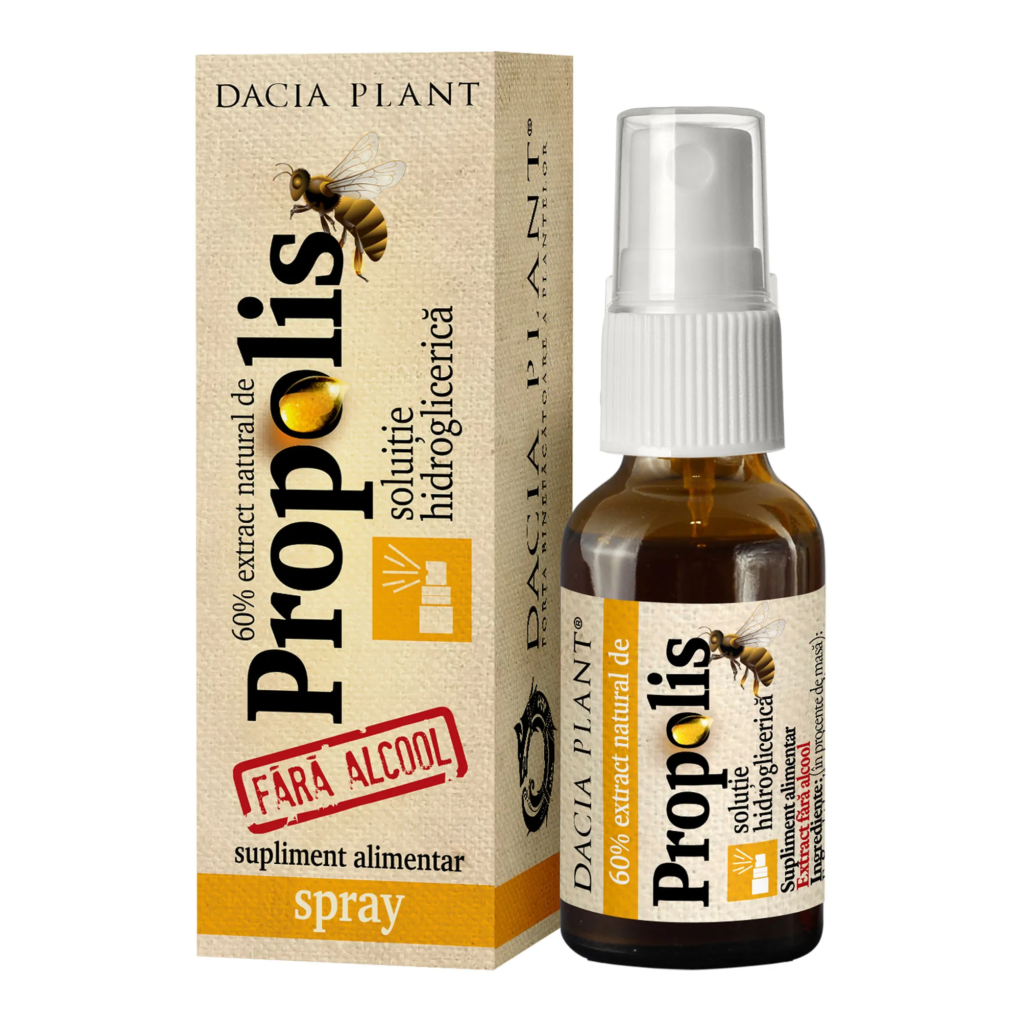 Propolis Spray fara alcool x 20ml