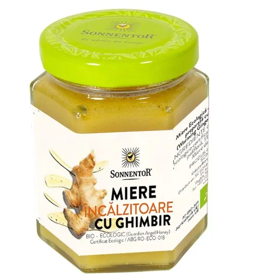 Miere ghimbir incalzitor Eco 230g (Sonnentor)