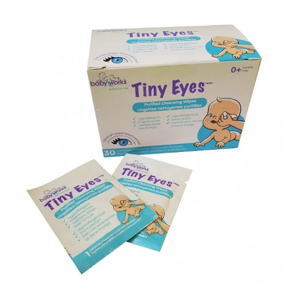 TINY EYES SERVETELE OCULARE STERILE PENTRU COPII X 30BUC