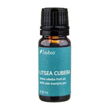 Ulei esential Listea Cubeba (litsea cubeba fruit), 10ml, Sabio