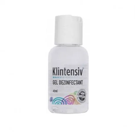 KLINTENSIV Gel dezinfectant maini cu 85% alcool, 40 ml