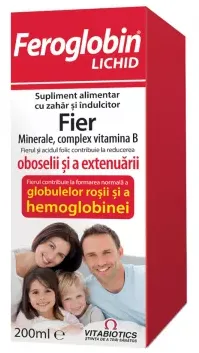 Feroglobin B12 sirop, 200 ml, Vitabiotics