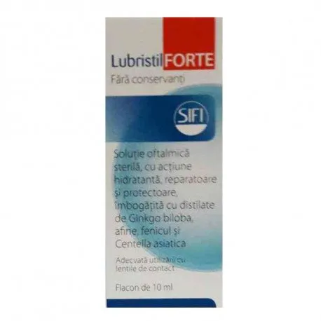 Lubristil forte solutie oftalmica, 10ml