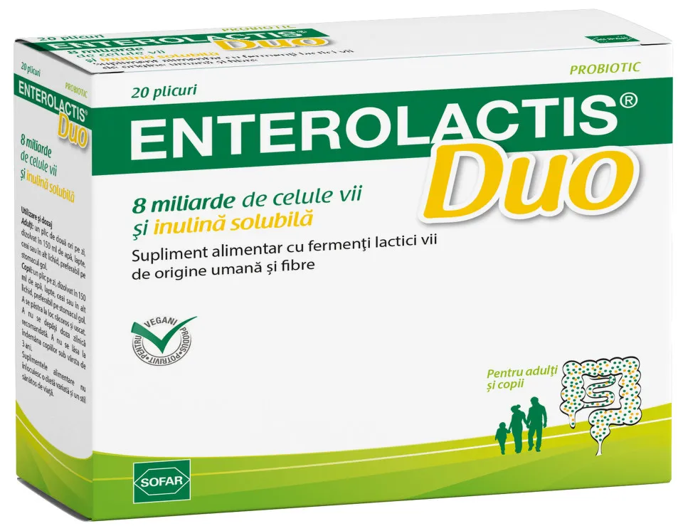 ENTEROLACTIS DUO 20PLICURI