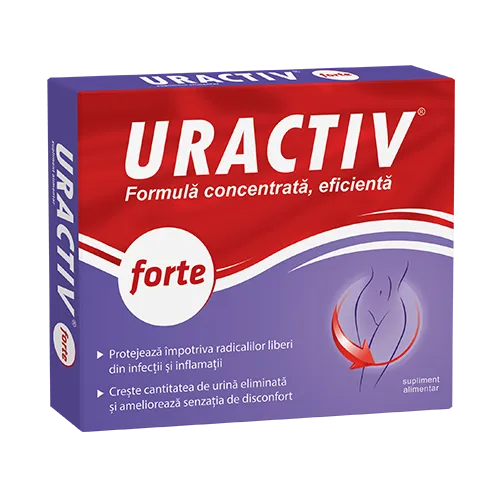 Uractiv forte, 10 capsule