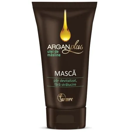Masca  de par Argan Plus ulei de masline, 150 mll, Farmec 354
