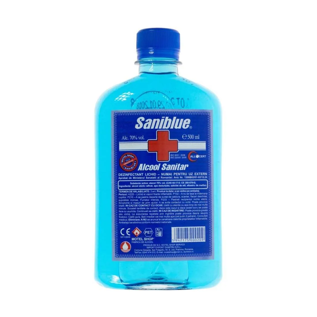SANIBLUE ALCOOL SANITAR 500 ML