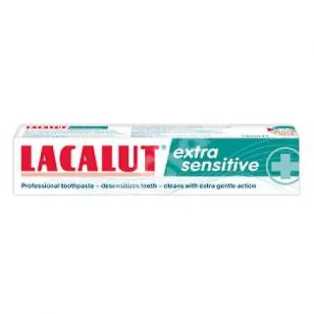 Pasta de dinti Lacalut extra sensitive, 75 ml, Theiss Naturwaren