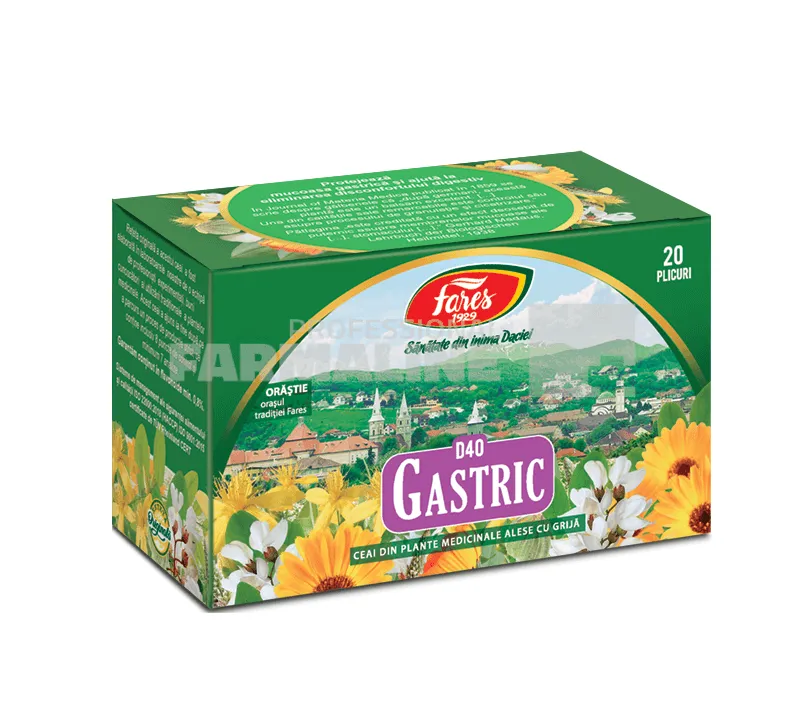 Fares D40 Ceai gastric 20 plicuri