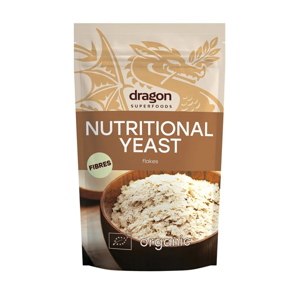 Fulgi de drojdie inactiva bio (100 grame), Dragon Superfoods
