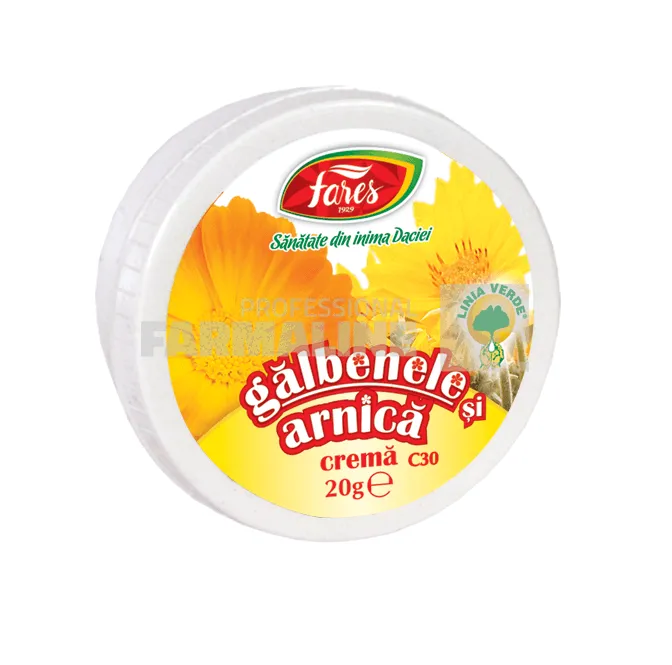 Fares Crema cu galbenele si arnica 20 g