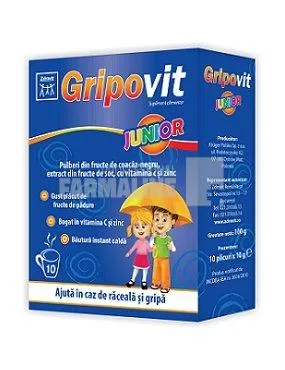 Gripovit Junior 10 plicuri