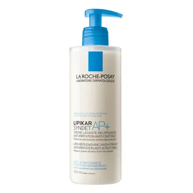 LA ROCHE POSAY Crema de curatare anti-iritatii pentru piele foarte uscata copii si adulti Lipikar Syndet AP+, 400ml