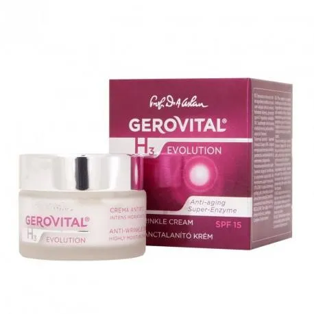 Gerovital H3 Evolution Crema antirid FP10, 50 ml