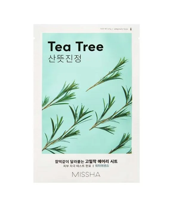 MISSHA MASCA CU EFECT CALMANT SI EXTRACT DE ARBORE DE CEAI, AIRY FIT, 19g