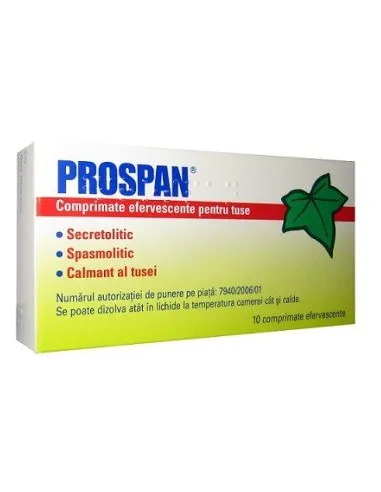 Prospan efervescent, 10 comprimate, Engelhard Arzneimittel