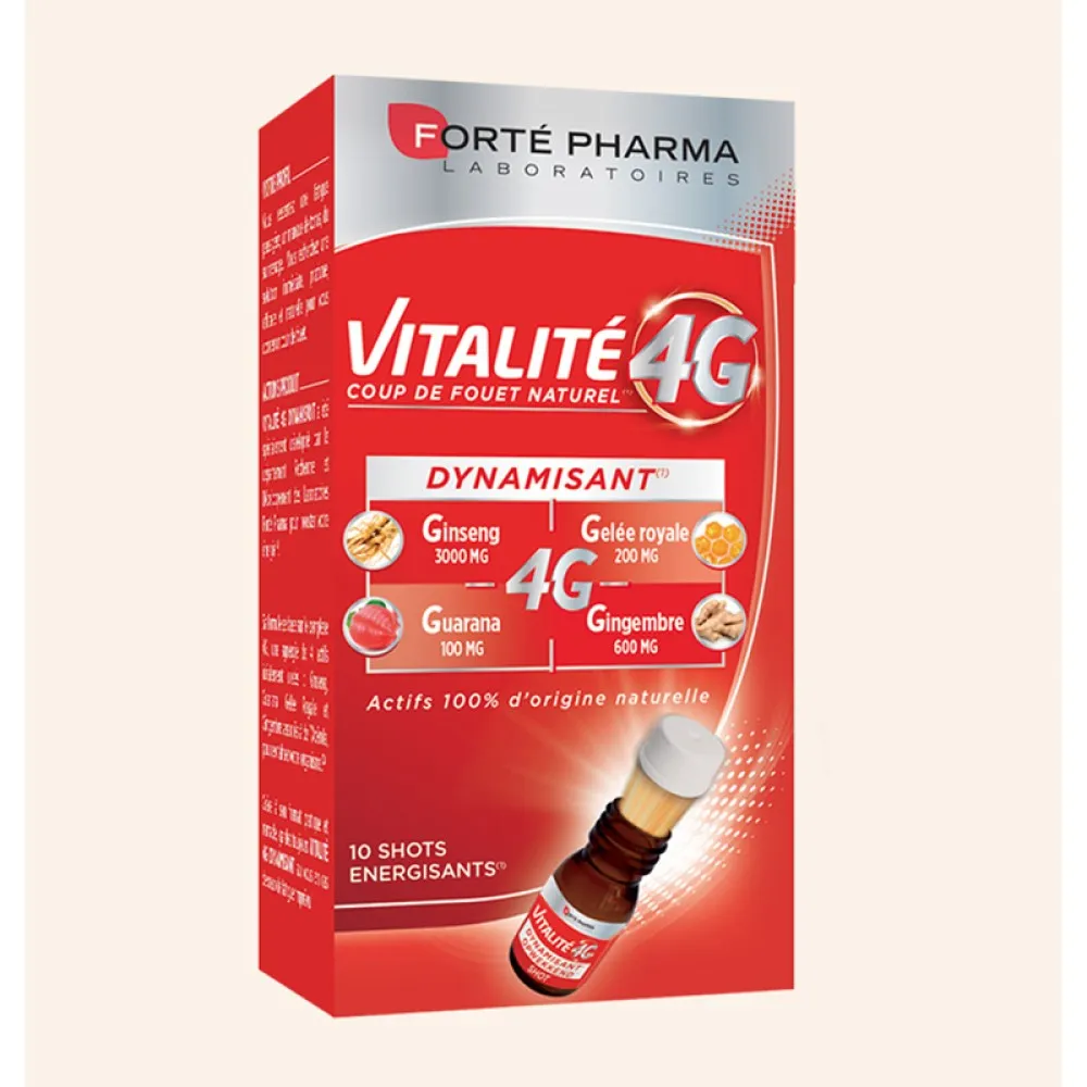 Vitalite 4G Dynamisant (10 shoturi), Forte Pharma