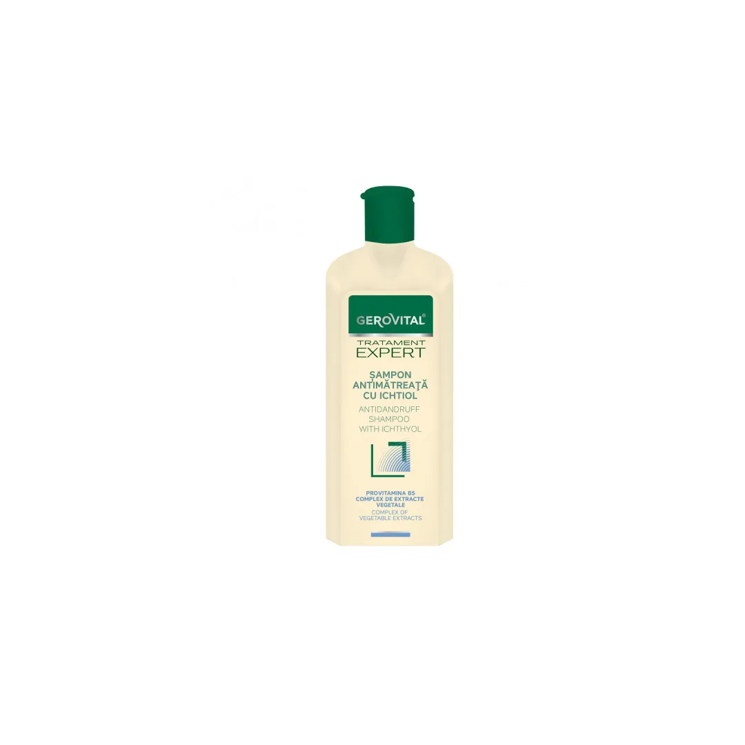 Sampon antimatreata cu Ichtiol Gerovital Tratament Expert, 250 ml, Farmec