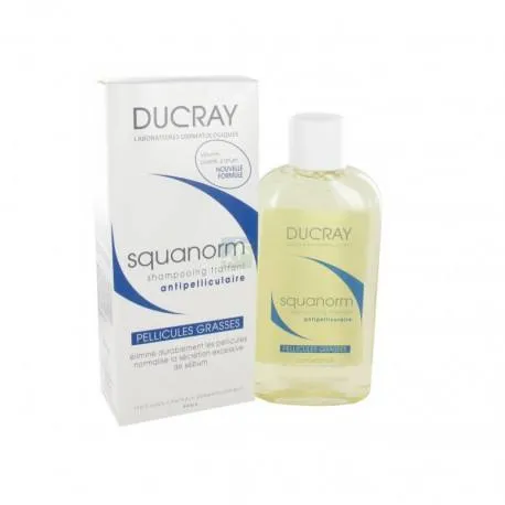 Ducray Squanorm - sampon pentru matreata grasa, 200ml