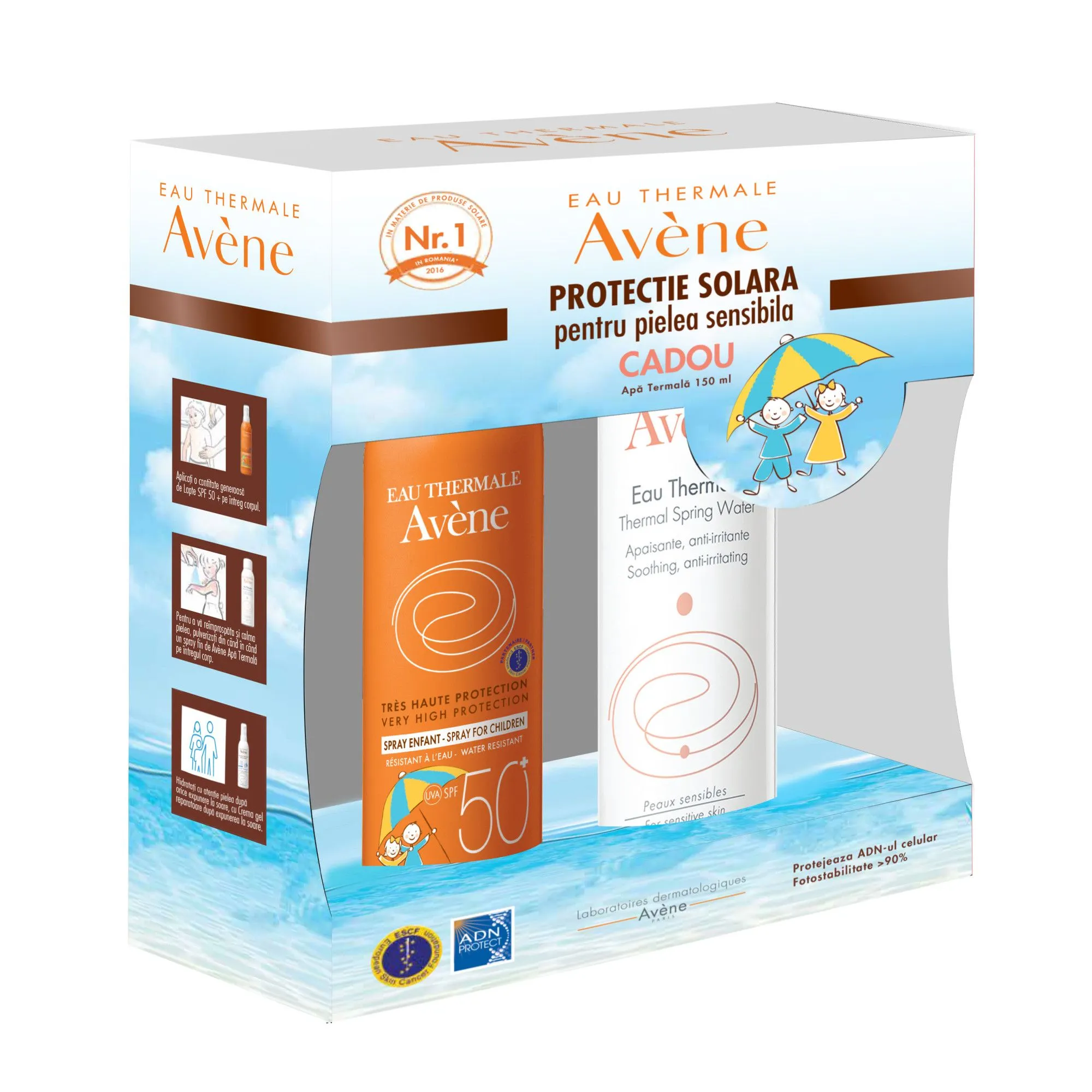 AVENE Spray Kids SPF50+Avene Apa Termala 150ml