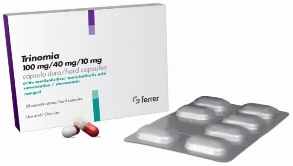 TRINOMIA 100 mg/20 mg/10 mg X 28 CAPS. 100mg/20mg/10mg FERRER INTERNACIONAL - GALENICA - GTS SOLUTION