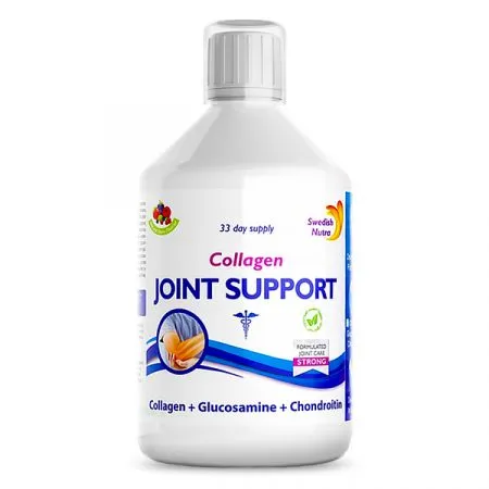 Colagen lichid hidrolizat tip 1, 2, 3 Joint Support, 5000 mg, 500 ml, Swedish Nutra