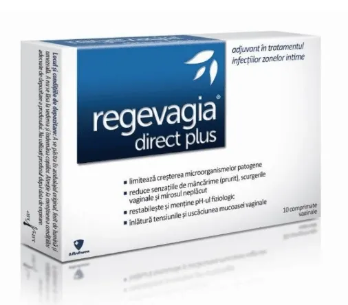 Regevagia Direct Plus 10 comprimate vaginale