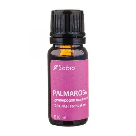 Ulei 100% pur esential Palmarosa, 10 ml, Sabio