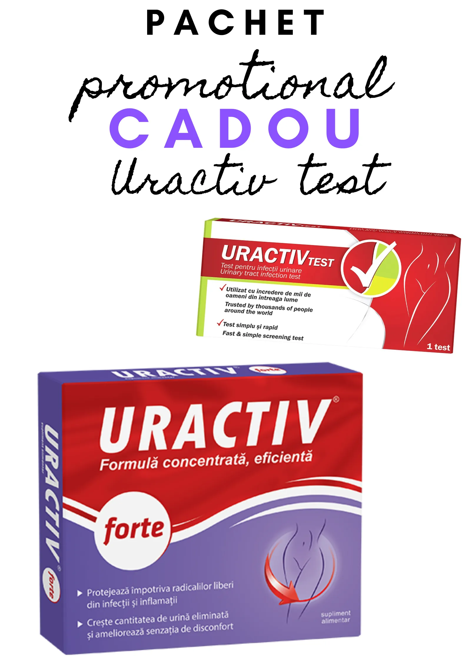 URACTIV FORTE X 10 CAPSULE + URACTIV TEST CADOU