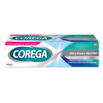 Crema adeziva pentru proteza Neutro, 40g, Corega