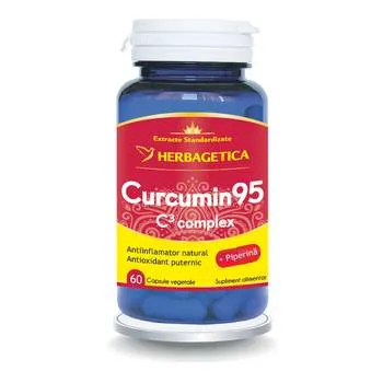 Curcumin95+ C3 Complex, 60 capsule, Herbagetica